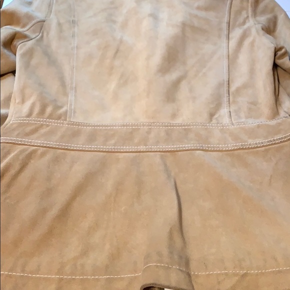 Vintage Gap Tan Suede Leather Jacket. Size Small. - Picture 12 of 12